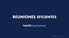 Reuniones Eficientes